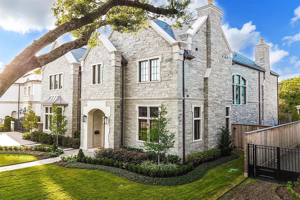 The Home in Houston is an English countryside styled estate in prestigious Tanglewood neighborhood featuring timeless architecture now available for sale. This home located at 5554 Longmont Dr, Houston, Texas; offering 4 bedrooms and 7 bathrooms with over 9,100 square feet of living spaces. 