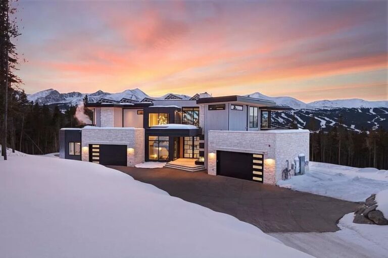 This Stunning $11,500,000 Colorado Home offers Unobstructed Views of the Breckenridge Ski Area