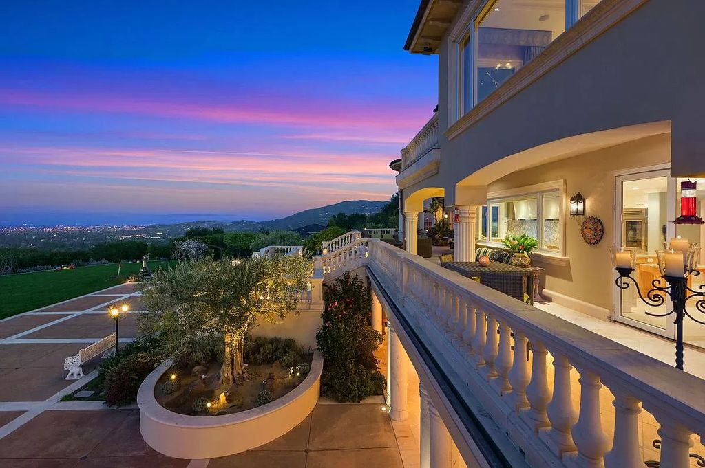 The Villa Amanecer - An Iconic Home in Los Gatos set on the eastern edge of a prominent ridgeline with panoramic views now available for sale. This home located at 16331 Matilija Dr, Los Gatos, California; offering 5 bedrooms and 9 bathrooms with over 11,500 square feet of living spaces.