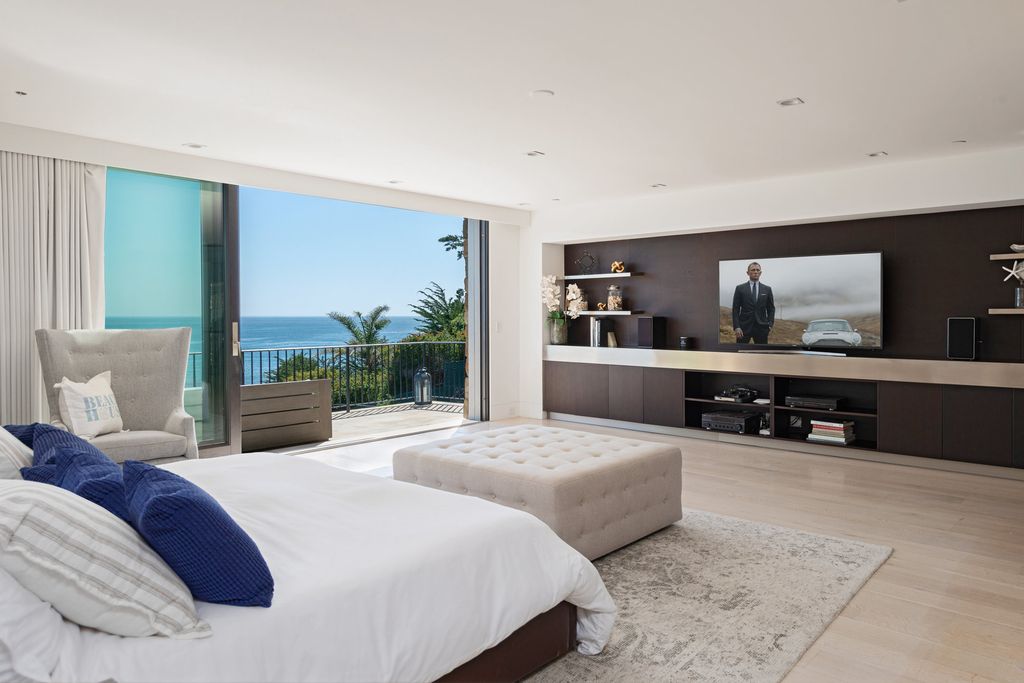 The Architectural Home in Malibu is a spectacular two-story beachfront villa with ocean, coastline, and island views now available for sale. This home located at 32852 Pacific Coast Hwy, Malibu, California; offering 4 bedrooms and 4 bathrooms with over 5,000 square feet of living spaces.