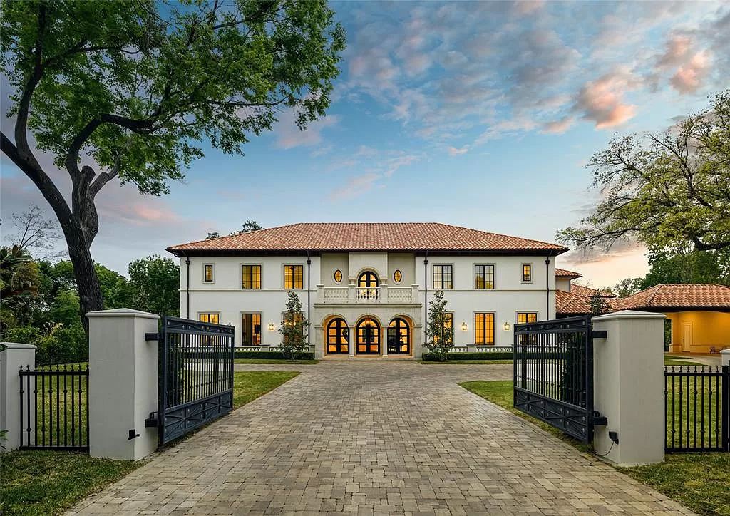 The Custom Home in Texas is a sophisticated Preston Hollow Estate masterfully custom built in 2018 on lushly landscaped now available for sale. This home located at 5400 Edlen Dr, Dallas, Texas; offering 5 bedrooms and 10 bathrooms with over 15,900 square feet of living spaces.