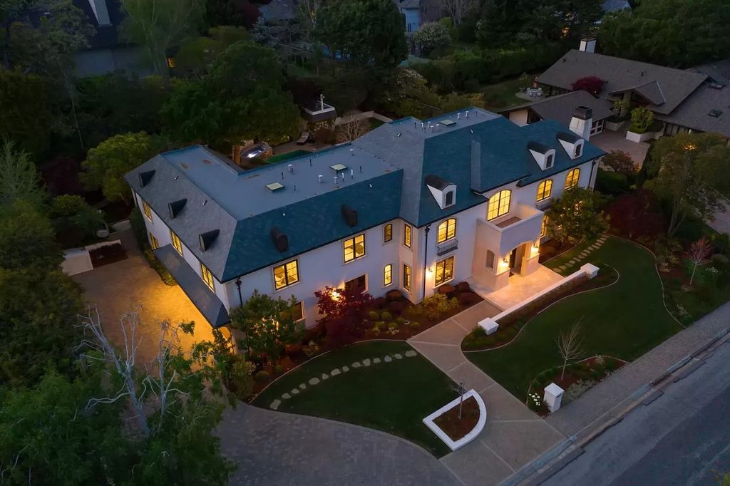 The French Chateau Style Home in Hillsborough was extensively updated with exquisite finishes and refined millwork now available for sale. This home located at 138 Stonepine Rd, Hillsborough, California; offering 6 bedrooms and 6 bathrooms with over 6,000 square feet of living spaces.