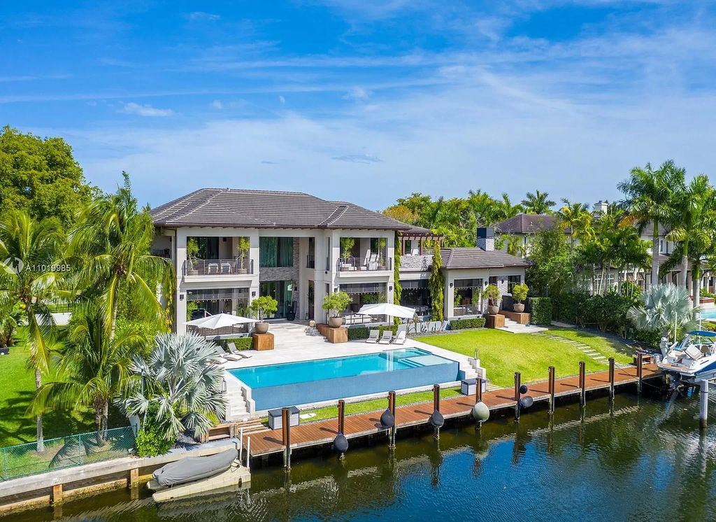 The Contemporary Waterfront Home in Coral Gables is a stunning estates featuring the ideal outdoor entertaining areas now available for sale. This home located at 9310 Balada St, Coral Gables, Florida; offering 7 bedrooms and 9 bathrooms with over 6,600 square feet of living spaces.