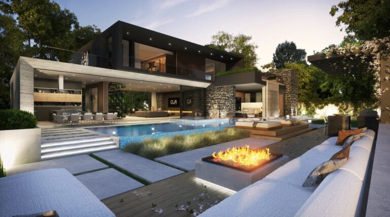 A Magical Hollywood Hills Mansion was conceptualized by CLR Design Group