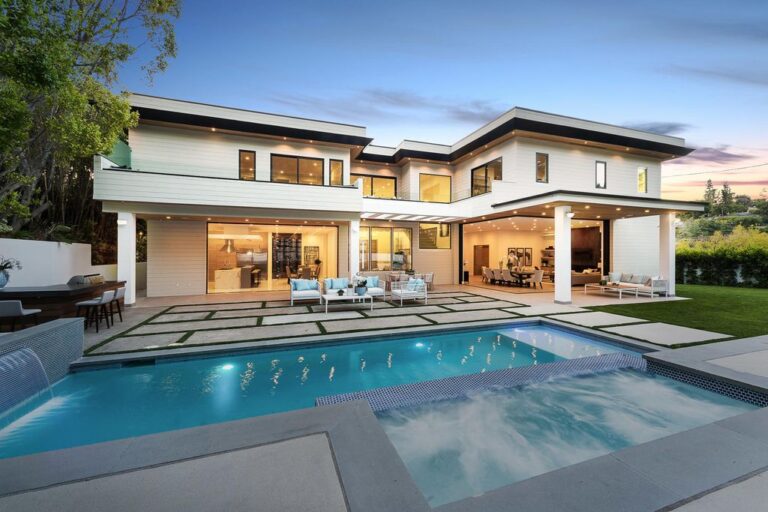 A Magnificent Luxury Home in Encino with Impeccable Design listed for $5,900,000