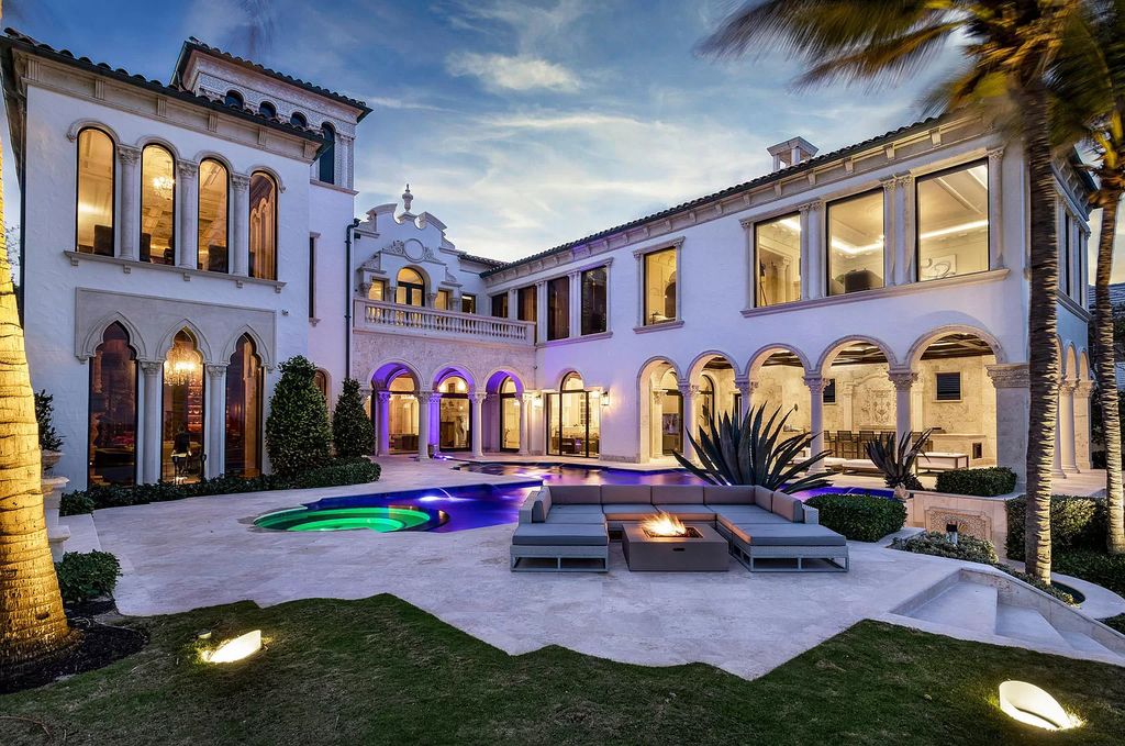 The Luxury Mansion in Delray Beach is a luxurious home with ocean views from major rooms, exotic materials, designer finishing now available for sale. This home located at 2325 S Ocean Blvd, Delray Beach, Florida; offering 9 bedrooms and 17 bathrooms with over 26,000 square feet of living spaces.