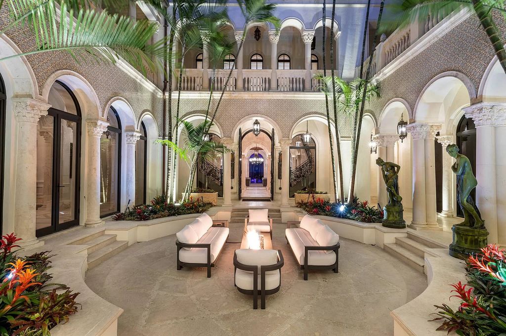 The Luxury Mansion in Delray Beach is a luxurious home with ocean views from major rooms, exotic materials, designer finishing now available for sale. This home located at 2325 S Ocean Blvd, Delray Beach, Florida; offering 9 bedrooms and 17 bathrooms with over 26,000 square feet of living spaces.