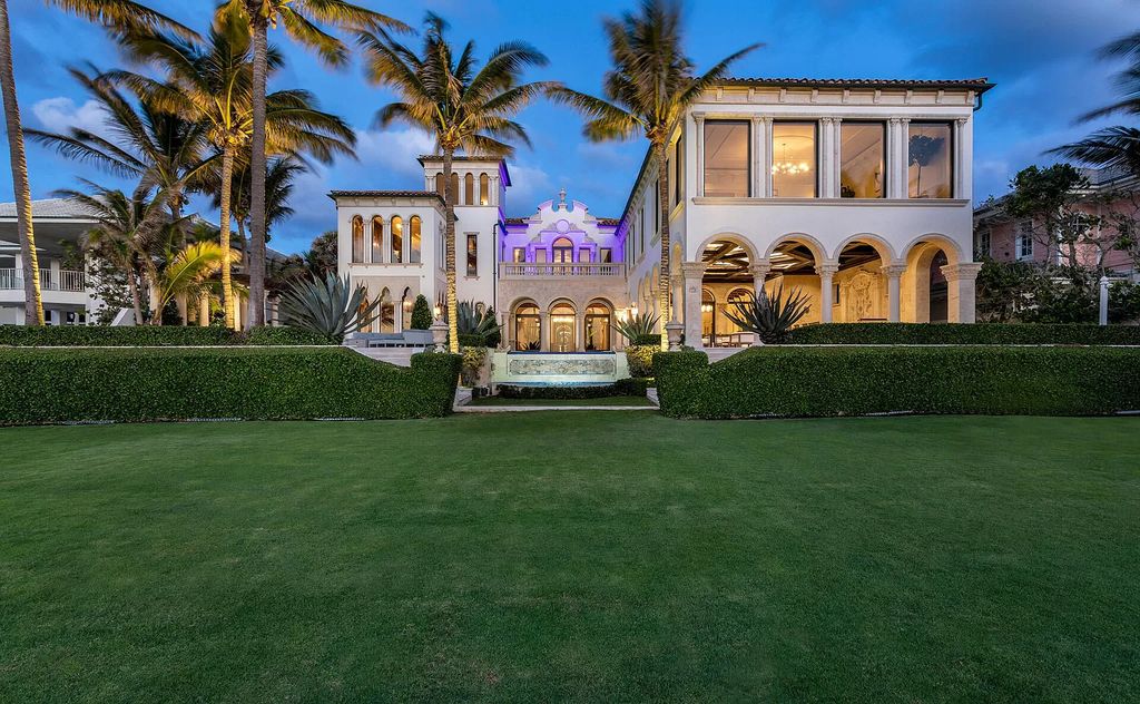 The Luxury Mansion in Delray Beach is a luxurious home with ocean views from major rooms, exotic materials, designer finishing now available for sale. This home located at 2325 S Ocean Blvd, Delray Beach, Florida; offering 9 bedrooms and 17 bathrooms with over 26,000 square feet of living spaces.