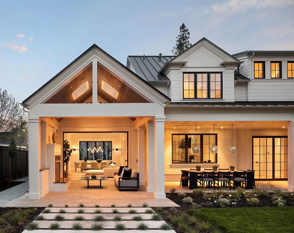 The New Construction Home in Palo Alto is an architecturally stunning Hamptons-style on a highly desired block now available for sale. This home located at 1975 Webster St, Palo Alto, California; offering 6 bedrooms and 6 bathrooms with over 6,000 square feet of living spaces.