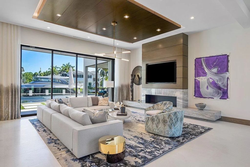 The New Construction Home in Boca Raton is a modern masterpiece was built at highest standards of luxury level now available for sale. This home located at 144 W Coconut Palm Rd, Boca Raton, Florida; offering 7 bedrooms and 10 bathrooms with over 8,500 square feet of living spaces.