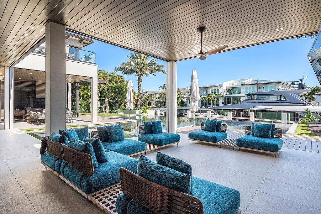 The New Construction Home in Boca Raton is a modern masterpiece was built at highest standards of luxury level now available for sale. This home located at 144 W Coconut Palm Rd, Boca Raton, Florida; offering 7 bedrooms and 10 bathrooms with over 8,500 square feet of living spaces.