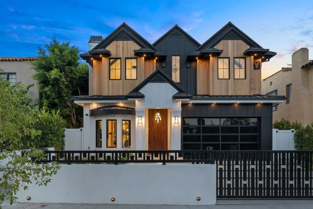 The Farmhouse in Los Angeles is a meticulously finished brand-new construction estate with exquisite design details now available for sale. This home located at 8235 W 4th St, Los Angeles, California; offering 5 bedrooms and 6 bathrooms with over 5,100 square feet of living spaces.