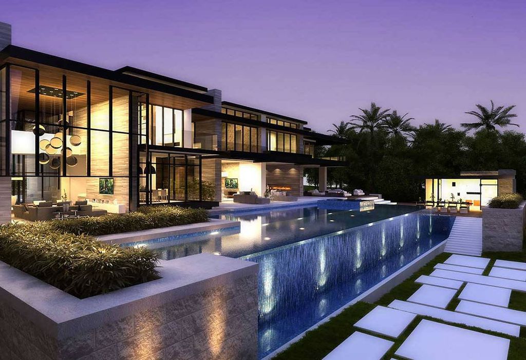 Central America Mansion is a project in Los Angeles, California was designed in concept stage by Bowery Design Group in Modern style, it offers luxurious modern living.