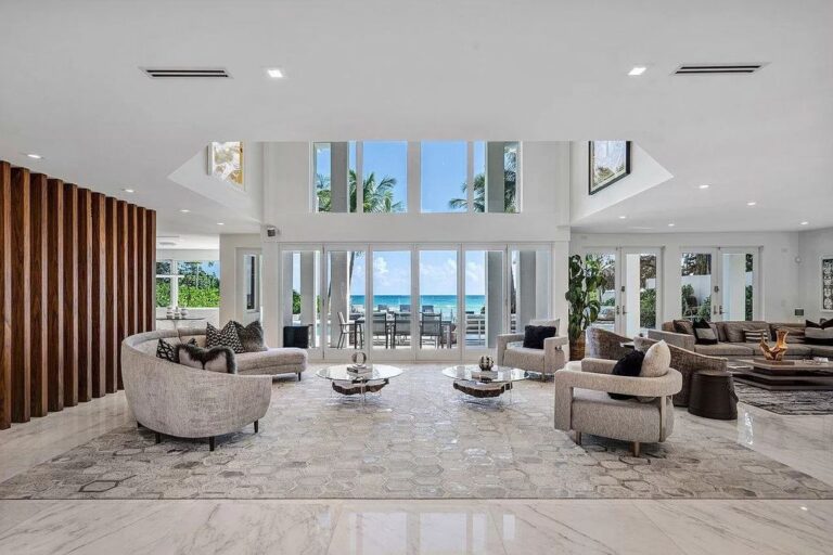 Golden Beach Contemporary Home in Prestigious Private Neighborhood listing for $19,995,000