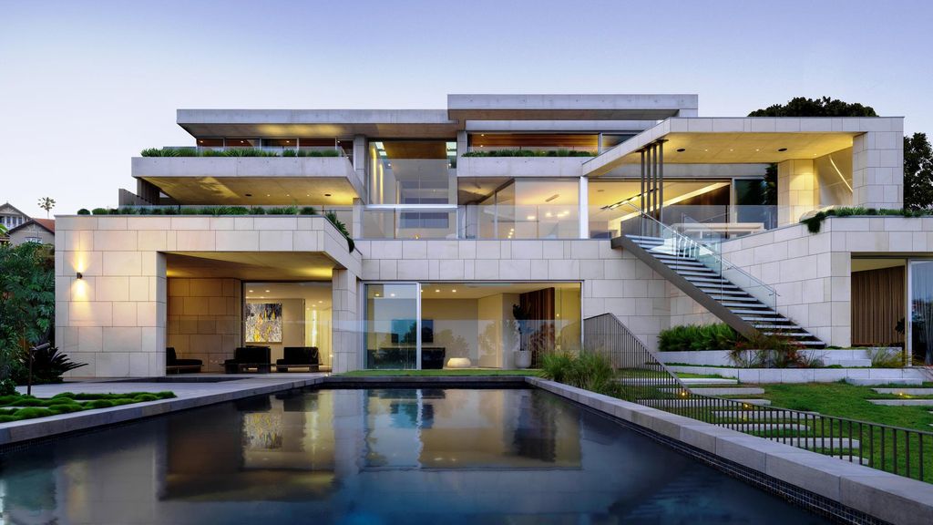 Luxurious Design and Full view of Sydney Harbor with Mosman by SAOTA