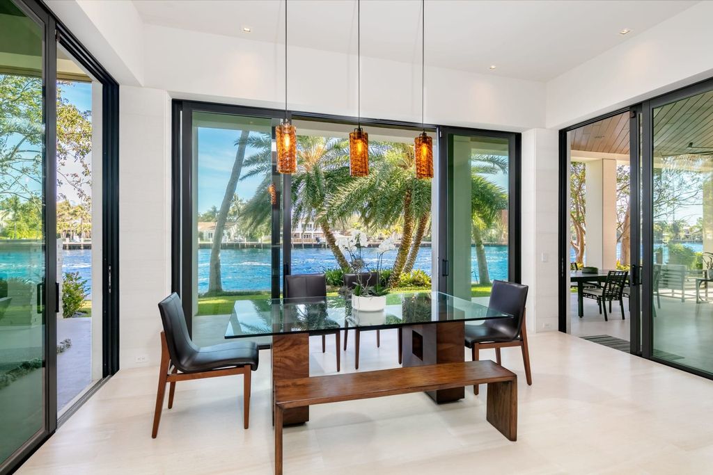 The Contemporary Mansion in Florida is a magnificent Balinese inspired point lot estate overlooking the Intracoastal now available for sale. This home located at 141 Bay Colony Dr, Fort Lauderdale, Florida; offering 6 bedrooms and 9 bathrooms with over 10,000 square feet of living spaces.