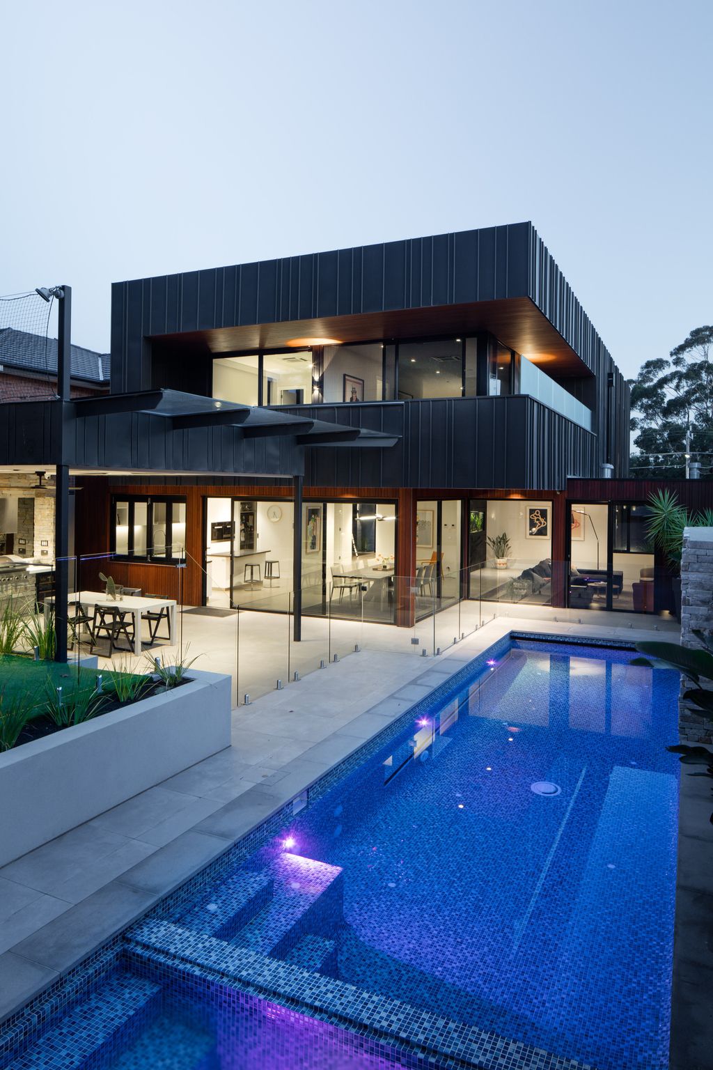 Modern architecture design of Plumbers House by Finnis Architects