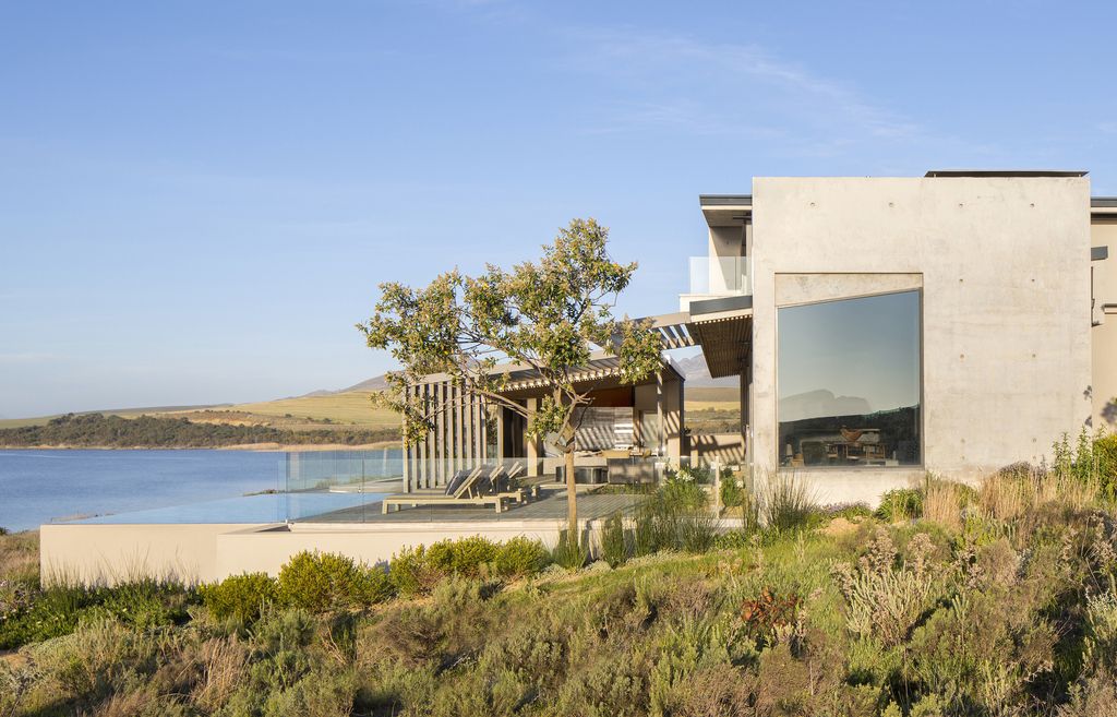 Panoramic Views of The Landscape with Benguela Cove House by SAOTA