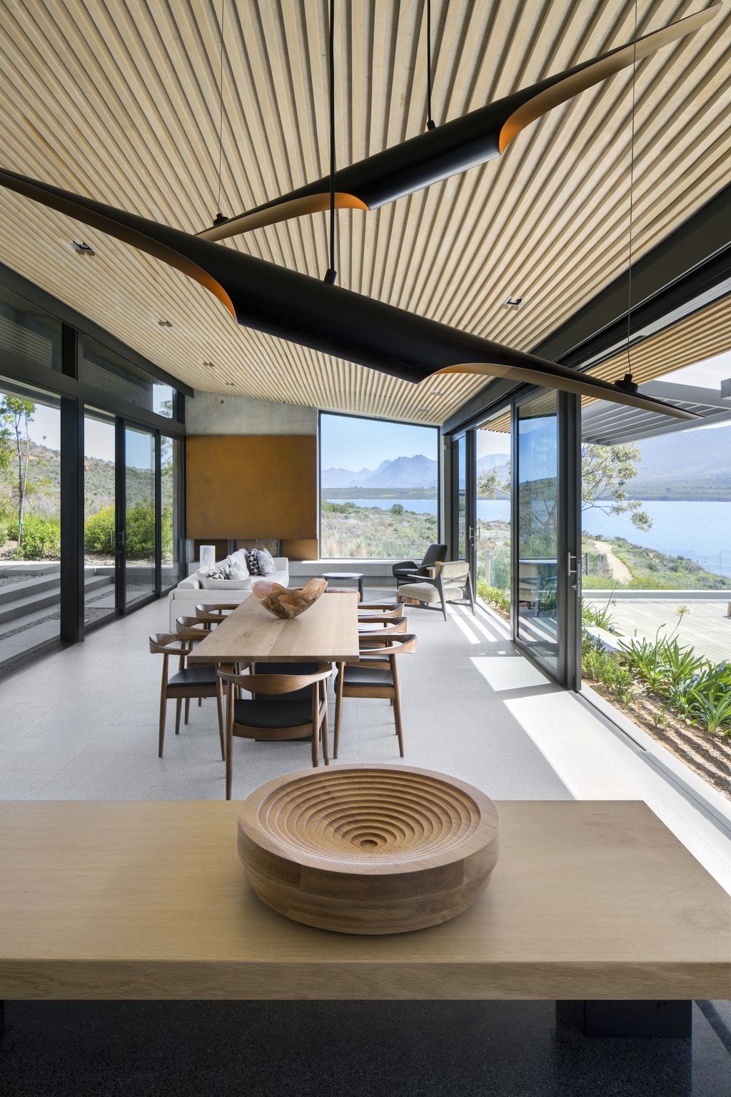 Panoramic Views of The Landscape with Benguela Cove House by SAOTA