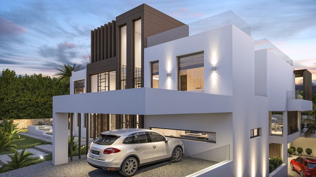 Concept Design of Villa Azar is a project located in Spain was designed in conceptual stage by B8 Architecture and Design Studio in Modern style; it offers luxurious modern living.
