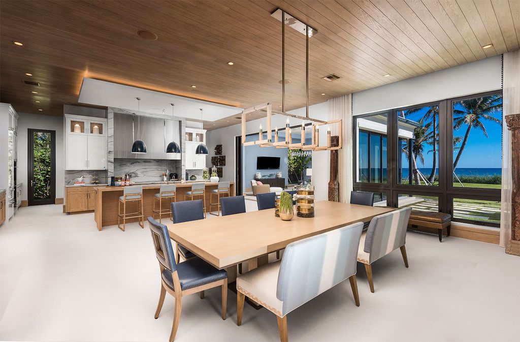 This Picturesque Ocean Views House in Florida built and designed by the award-winning team of Mark Timothy, Affiniti Architects, and Marc-Michaels Interior Design