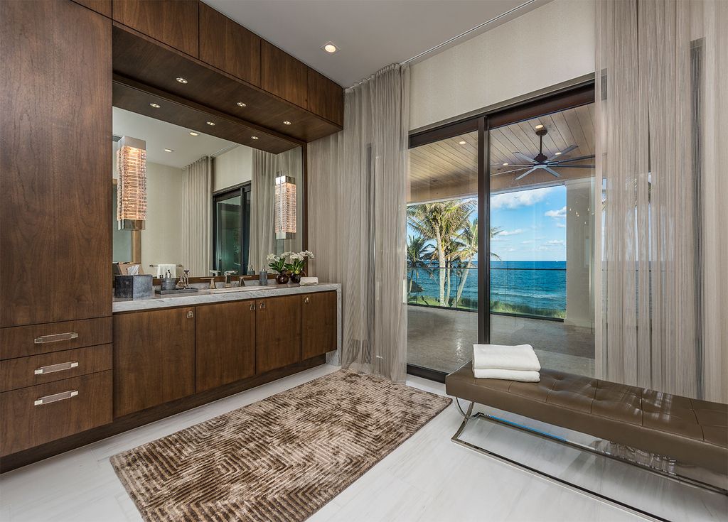 This Picturesque Ocean Views House in Florida built and designed by the award-winning team of Mark Timothy, Affiniti Architects, and Marc-Michaels Interior Design