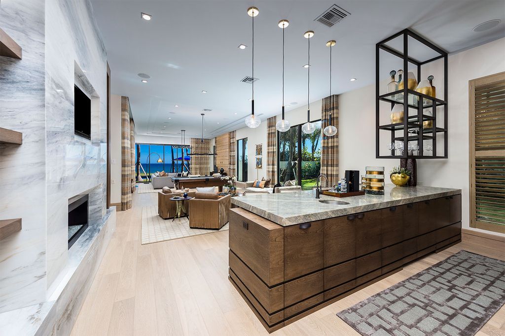 This Picturesque Ocean Views House in Florida built and designed by the award-winning team of Mark Timothy, Affiniti Architects, and Marc-Michaels Interior Design