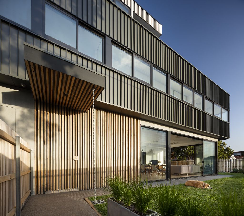 Prominent Presence of St Kilda East Townhouses by Jost Architects