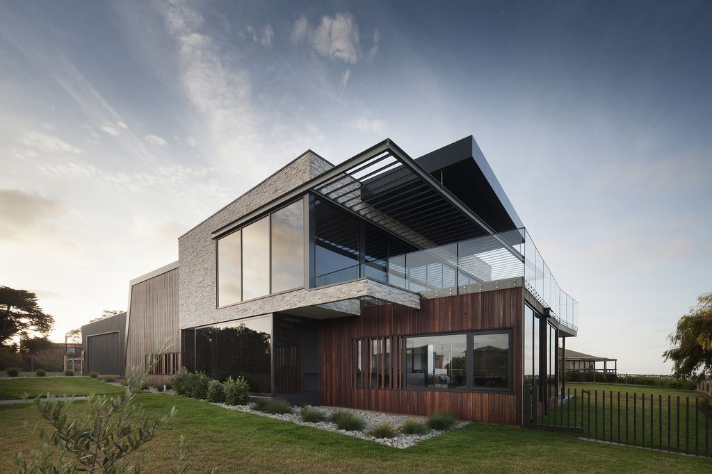 Sharp and Textural design of Rhyll in Australia by Jarchitecture Pty