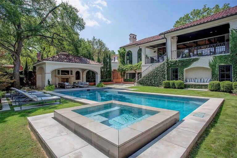 Spectacular Iconic Mediterranean Home with Ultimate Luxury in Texas Asking for $4,600,000