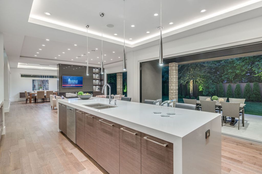 The Mountain View Villa in North Vancouver built by Marble Construction