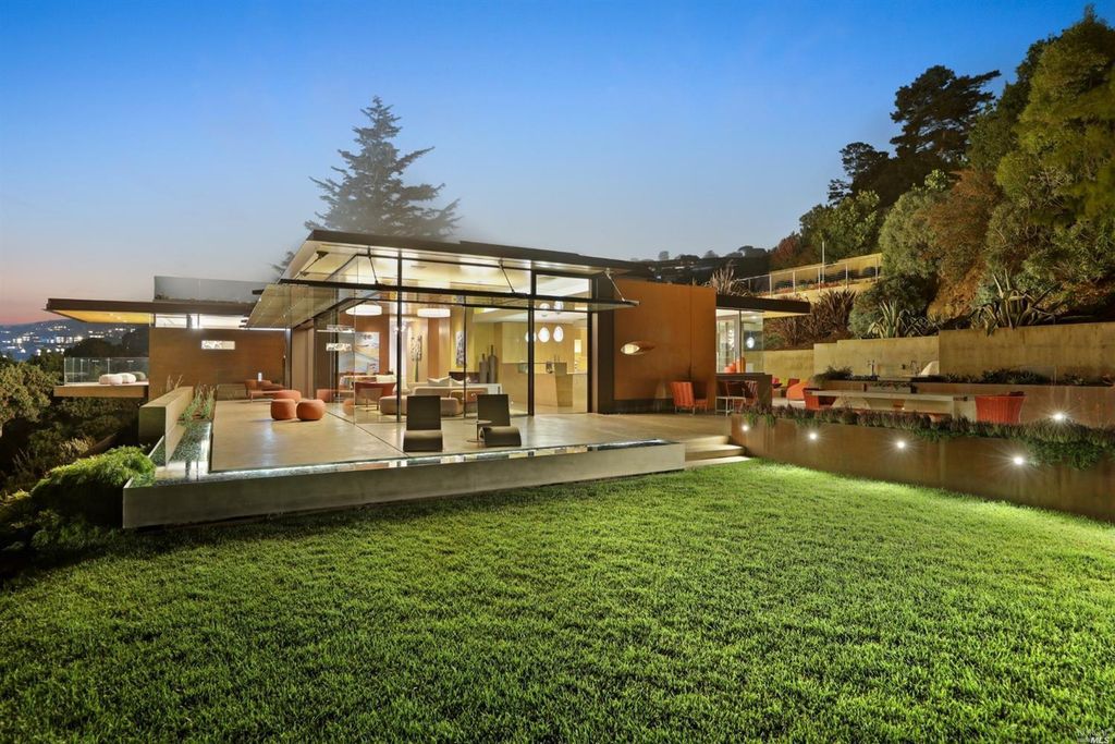 The Home in Tiburon is an incredible work of modern art encompassing approx. 6,960 square feet of living space now available for sale. This home located at 1865 Centro West St, Tiburon, California; offering 5 bedrooms and 6 bathrooms with over 6,900 square feet of living spaces.