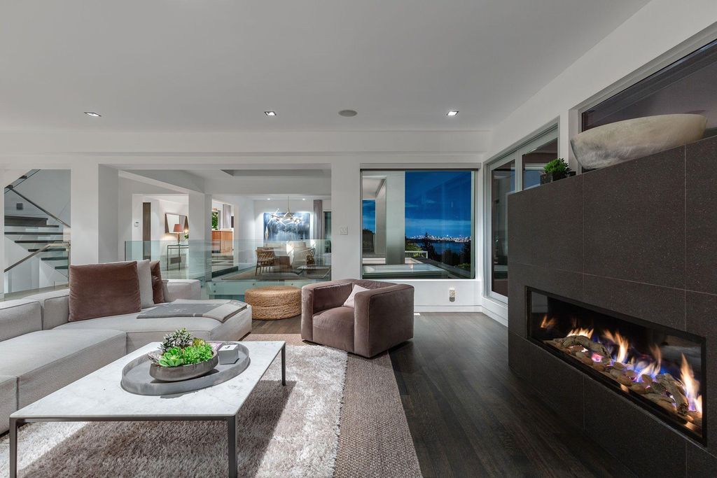 The Stunning Completely Renovated House in West Vancouver is an architectural masterpiece set on 14,811 square feet of gorgeous grounds of panoramic views now available for sale
