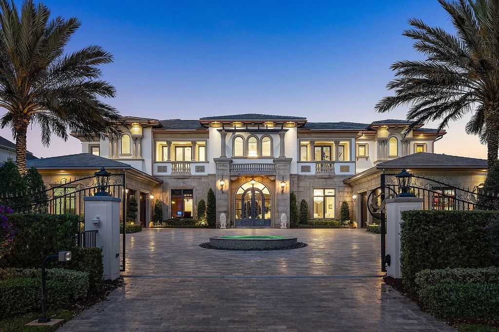 This Transitional Home is One of The Finest Estates ever built in Parkland,  Florida