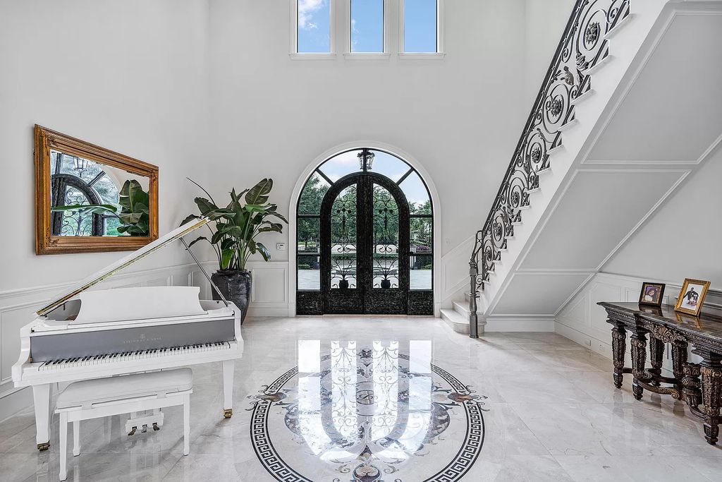 The Transitional Home in Florida is one of the finest homes ever built in Parkland Golf & Country Club now available for sale. This home located at 7262 Stonegate Blvd, Parkland, Florida; offering 6 bedrooms and 7 bathrooms with over 10,000 square feet of living spaces. 