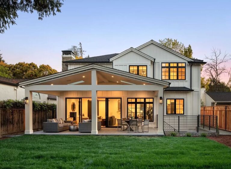 This $6,400,000 Menlo Park New Construction Home is Absolutely Stunning