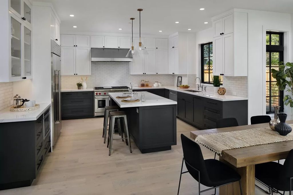 The Menlo Park New Construction Home is a beautiful new, three-story home in the Allied Arts neighborhood now available for sale. This home located at 308 Arbor Rd, Menlo Park, California; offering 5 bedrooms and 5 bathrooms with over 4,000 square feet of living spaces. 