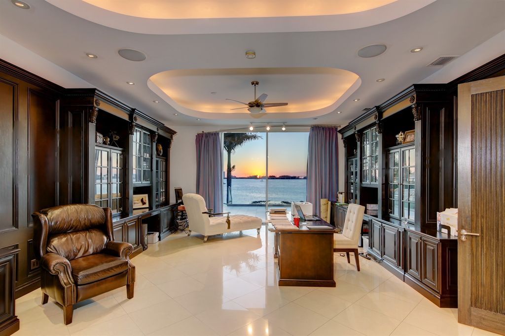 Timeless three level residence with unobstructed Clearwater Harbor views