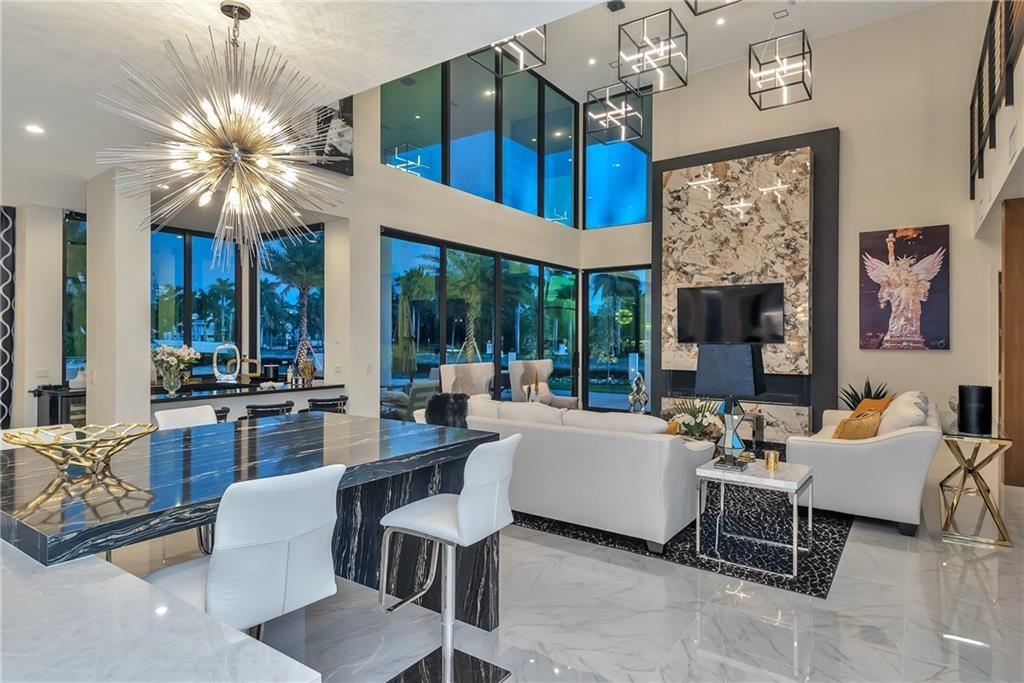 The Fort Lauderdale Home is a new European inspired estate embraced in fashion, design, architecture, elegance and beauty now available for sale. This home located at 2 Fiesta Way, Fort Lauderdale, Florida