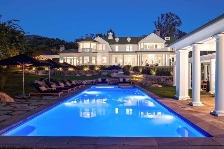 Exquisite East Coast Inspired Estate with Spectacular Amenities in Santa Barbara