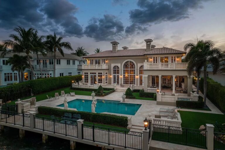 Majestic Venetian Inspired Estate in Boca Raton, Florida: Elegance on ...