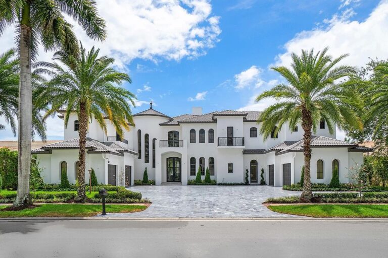 A Transitional Home in Boca Raton with Exquisite Details for Sale at $5,990,000