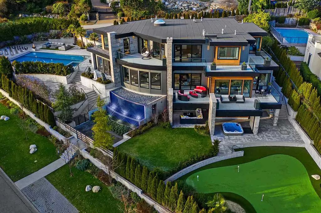 The Brand-New World Class Residence in West Vancouver is an architectural masterpiece now available for sale. This home located at 815 King Georges Way, West Vancouver, BC V7S 1S4, Canada