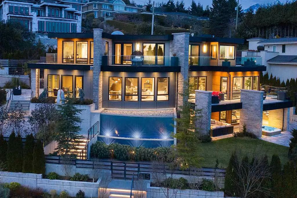 The Brand-New World Class Residence in West Vancouver is an architectural masterpiece now available for sale. This home located at 815 King Georges Way, West Vancouver, BC V7S 1S4, Canada