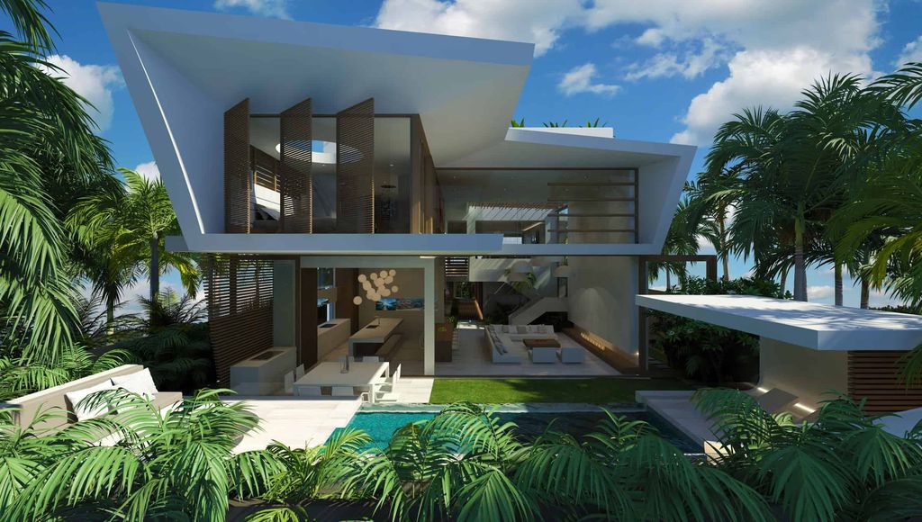 Conceptual Design of Modern Beach House is a project located in Sunshine Beach, Sunshine Coast, Queensland, Australia was designed in concept stage by Chris Clout Design