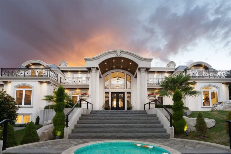 EuropeanStyle Luxury Mansion in West Vancouver with Breathtaking Ocean