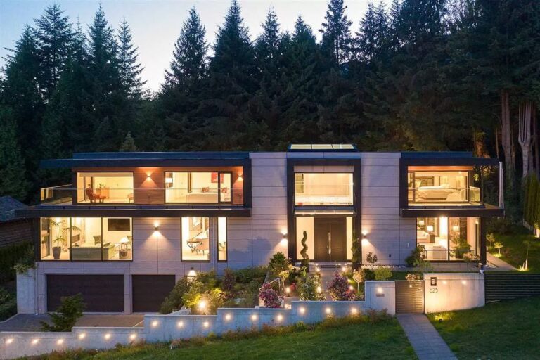 Gorgeous House in West Vancouver Overlooking  Stunning Mountain & City Views for Sale at C$7,980,000