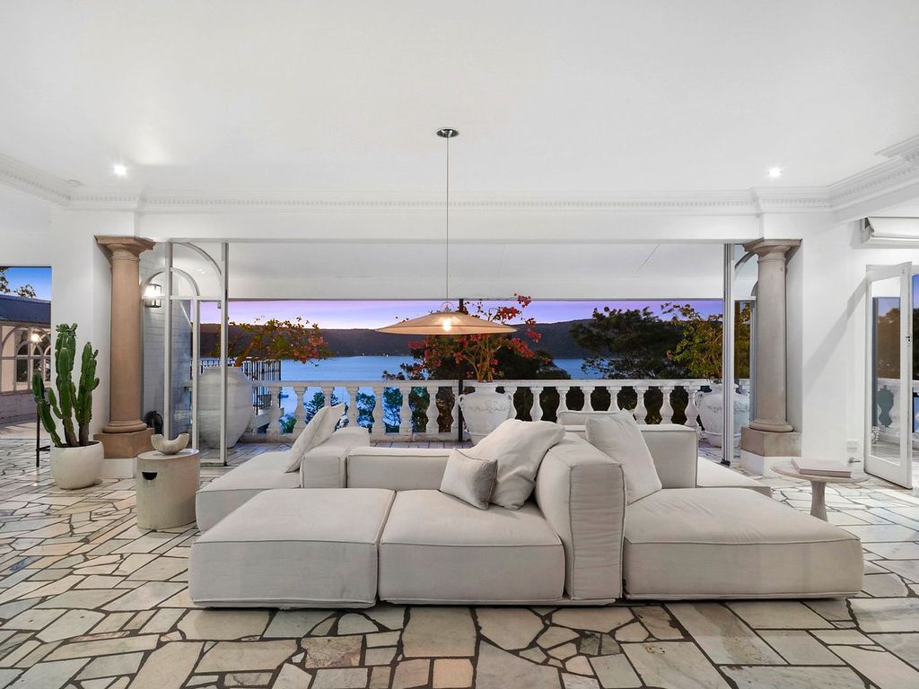 Gorgeous Palm Beach villa in New South Wales with idyllic views of Pittwater bay for sale