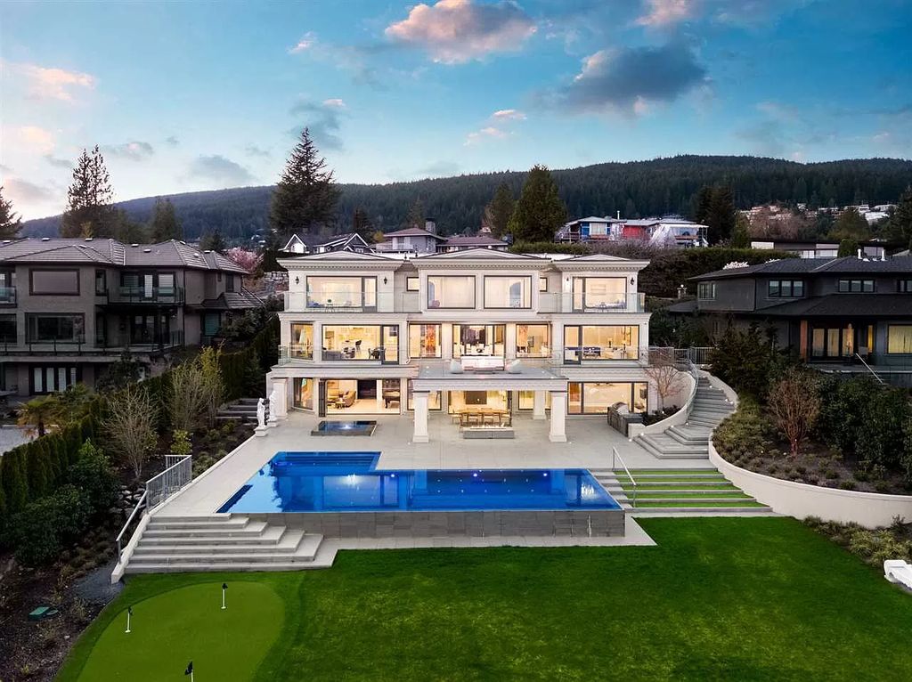 The Grandeur Luxury Home in West Vancouver is is a Work of Art now available for sale. This home located at 1022 Eyremount Dr, West Vancouver, BC V7S 2B3, Canada