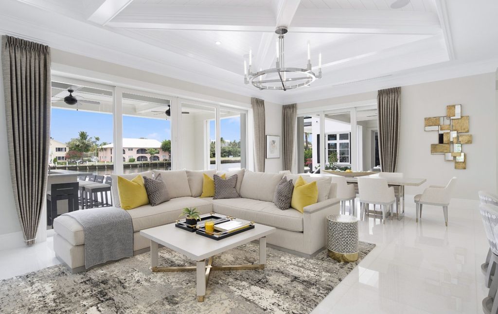 This Intracoastal Waterway Dream Home in Florida built by Wietsma & Lippolis Construction in modern style. This home offers not only magnificent waterfront views but also ultra-chic design, ultimate privacy, spacious accommodation